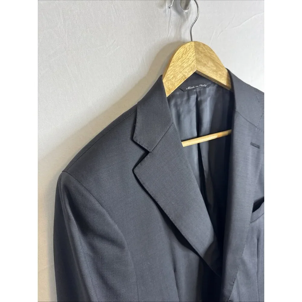 Canali x Henry Singer Gray Wool Blazer Sport Coat‎ Italy EU 52 US 42R